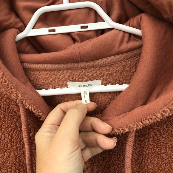 Maurices women’s sherpa hoodie - Picture 7 of 14